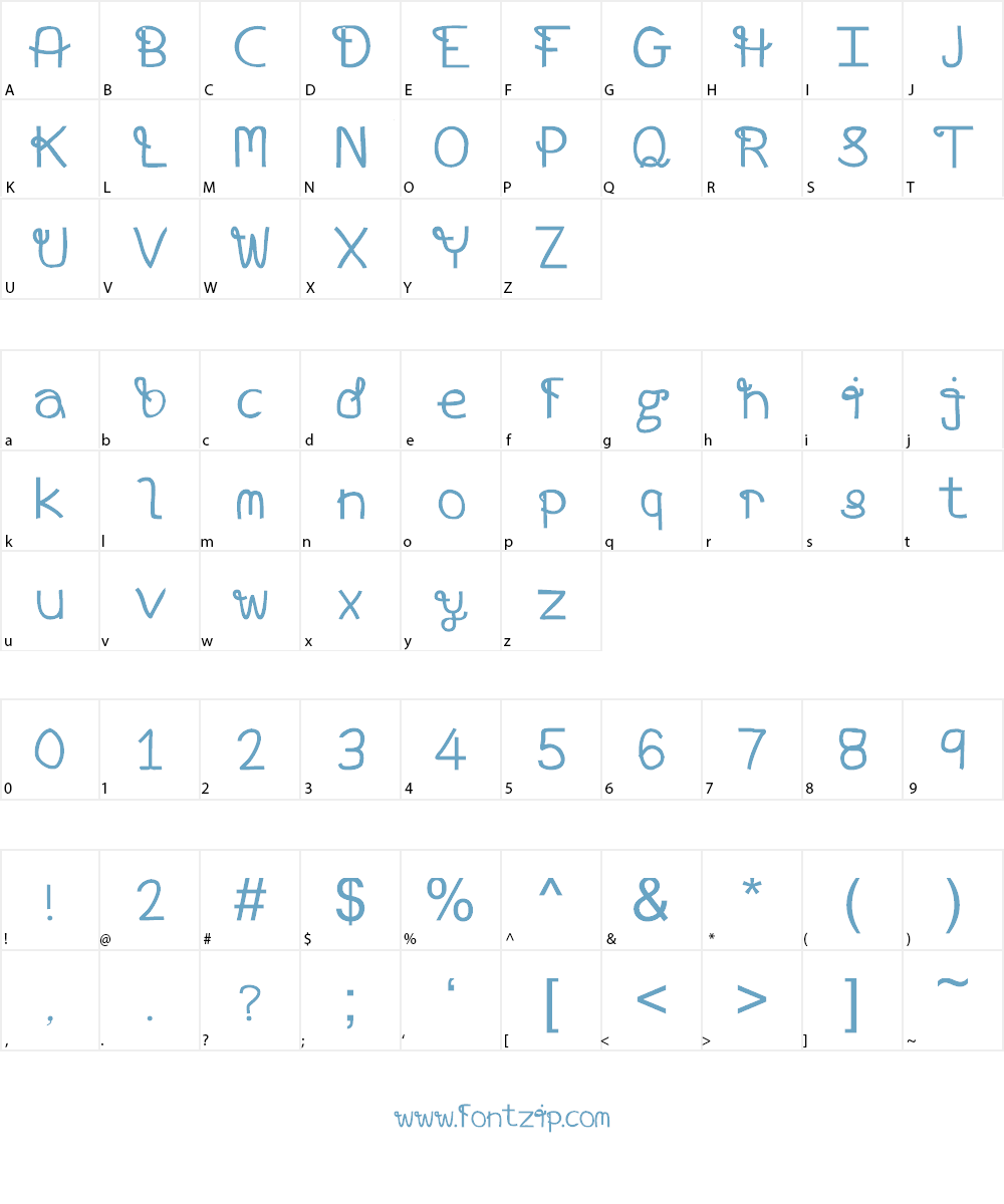 Autumn Font Character
