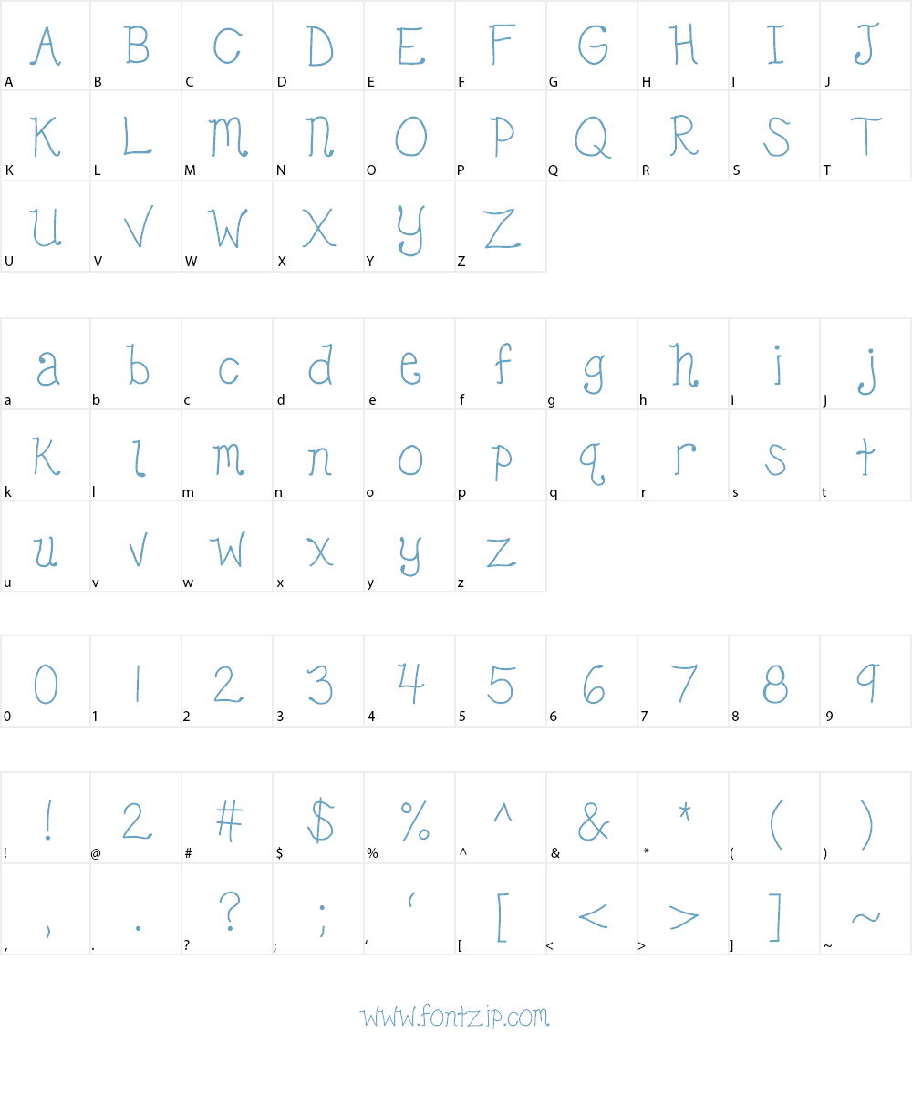 KBhearmeplay Font Character