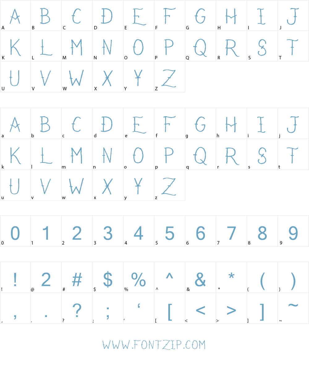 I Refuse To Sink Font Character