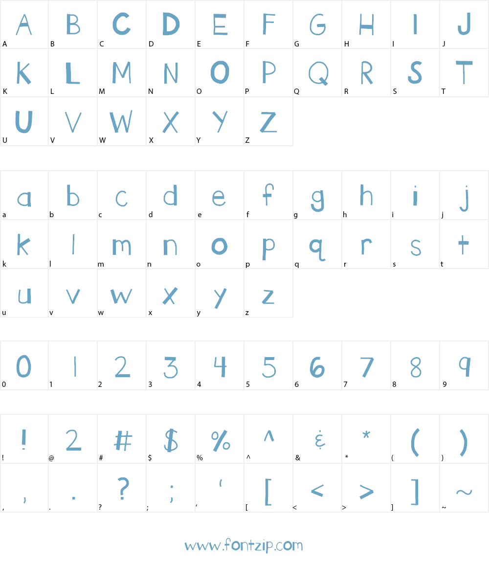 KBTHEENDisBROKEN Font Character