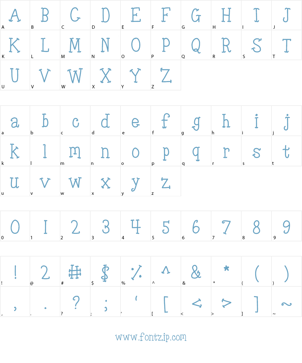 KBTinyRedWhale Font Character