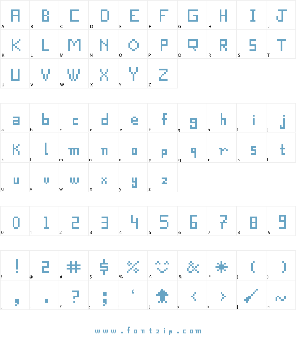 Digito Font Character