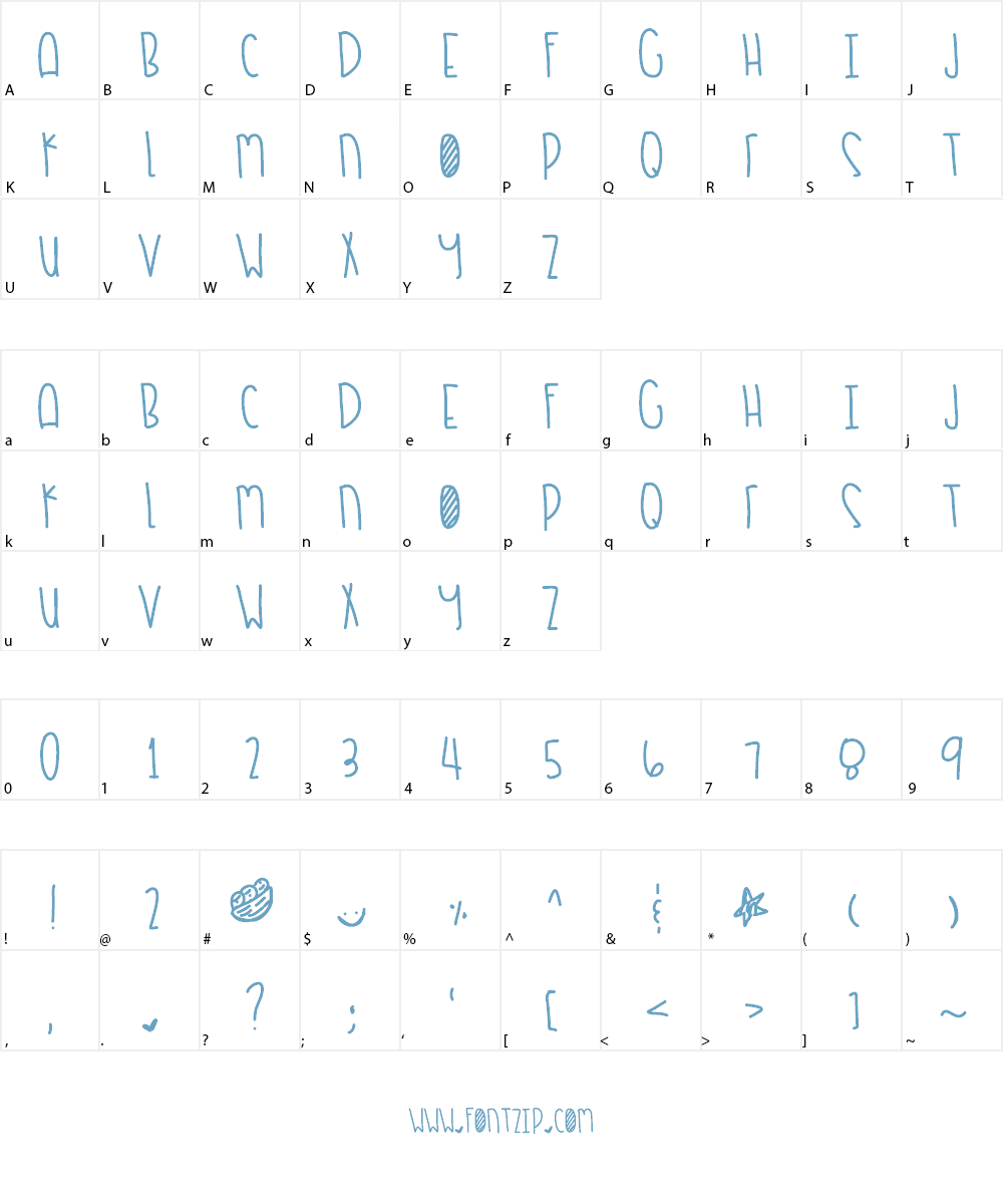 TarracottaWarrior Font Character