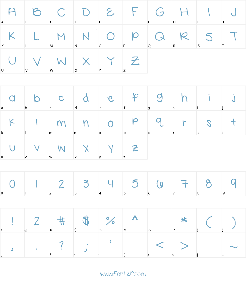 Neatnpretty Font Character