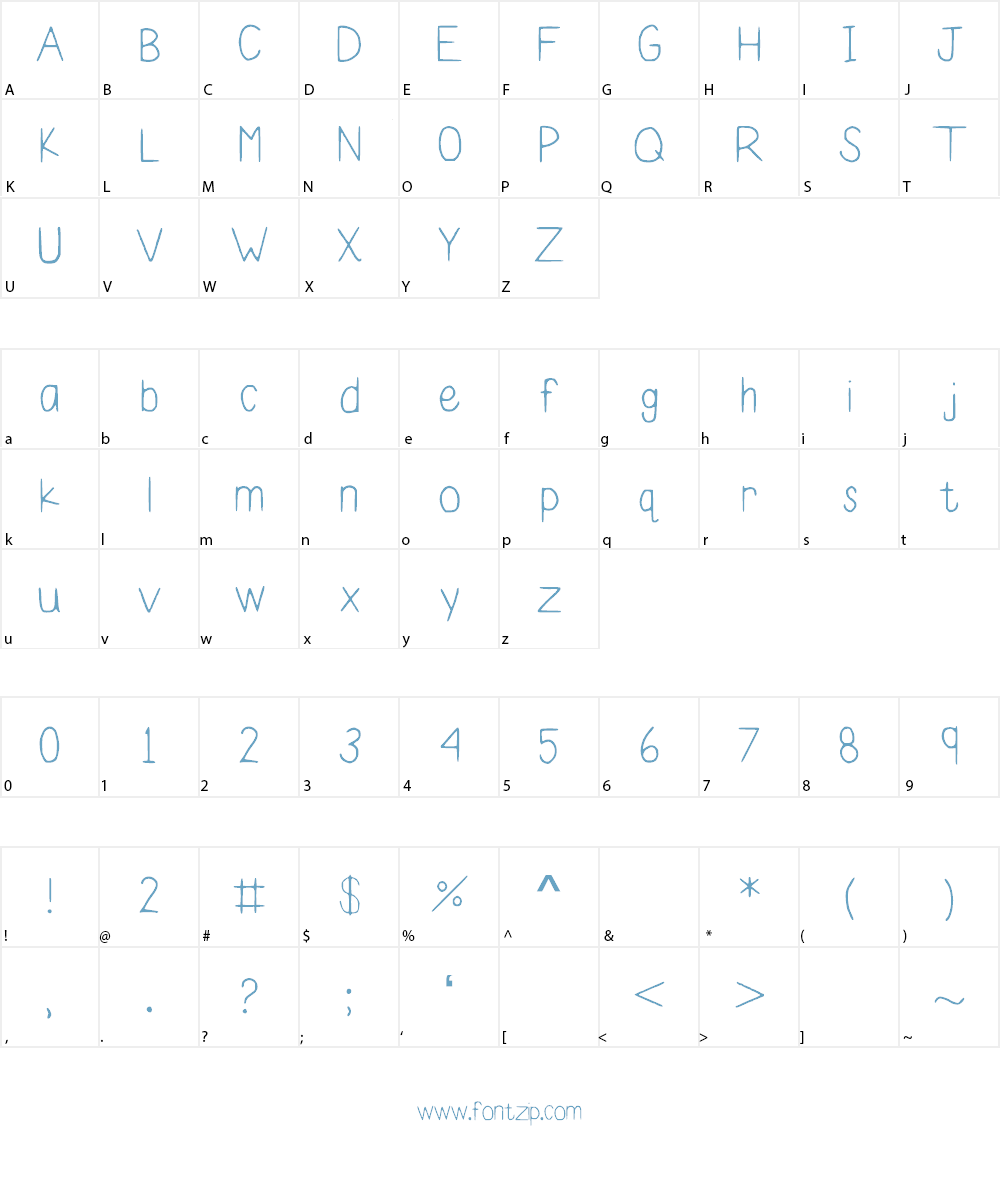 Perfectionist Font Character