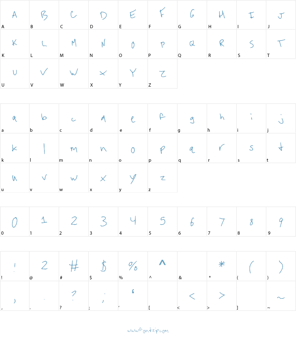 TheDoctorIsIn Font Character