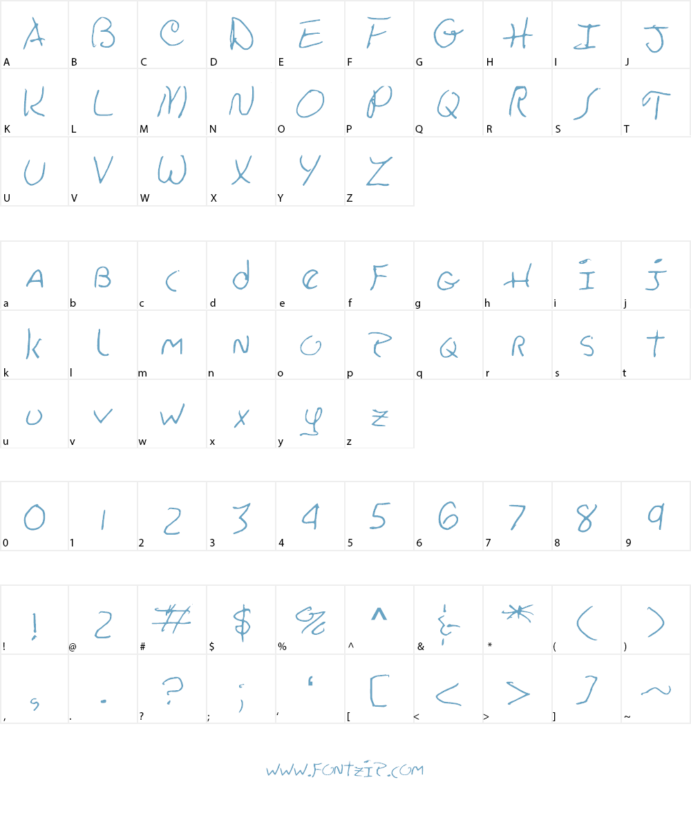 Watermelon Stand Font Character