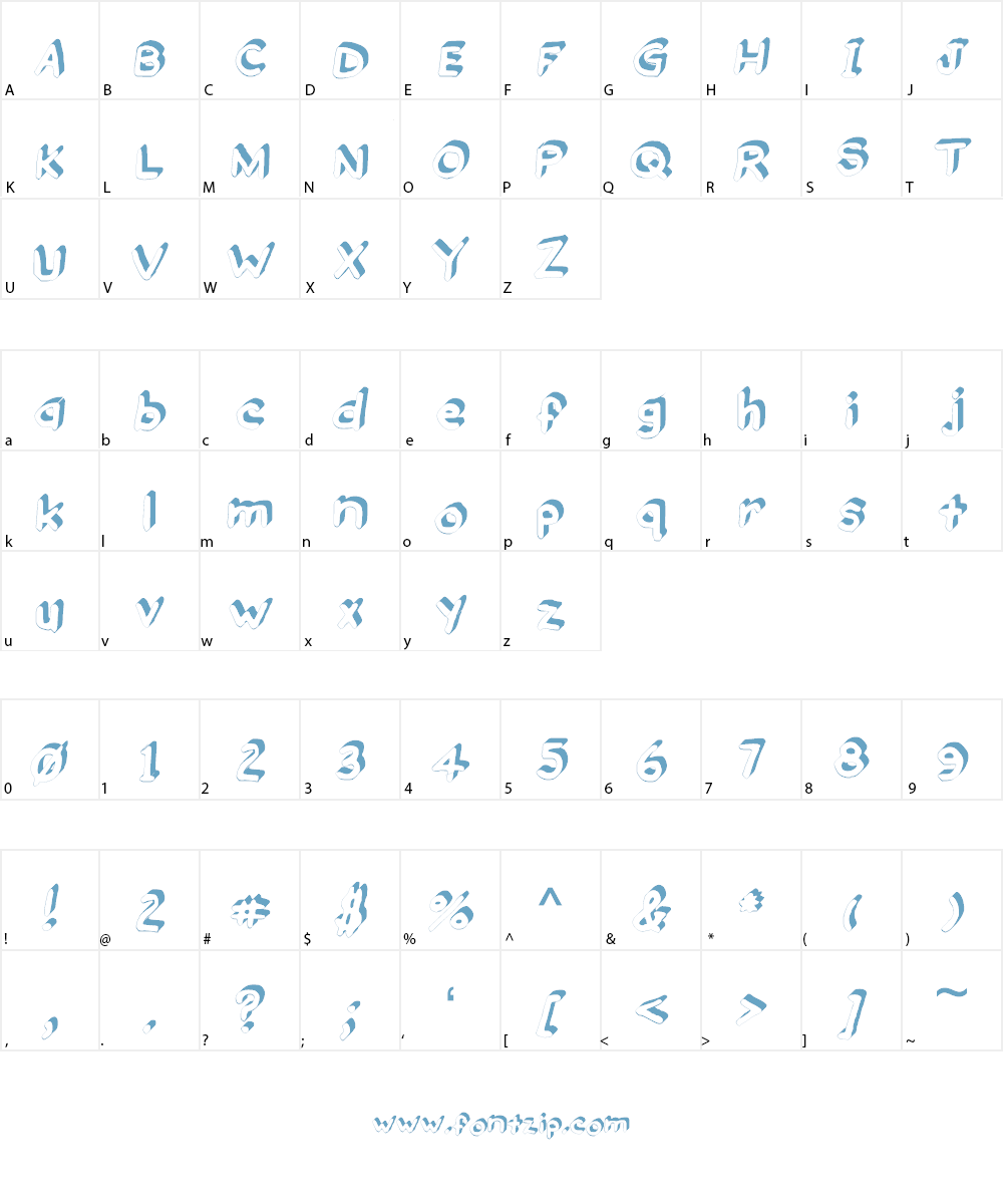 GennaroPalmieriDraftsman_3D Font Character