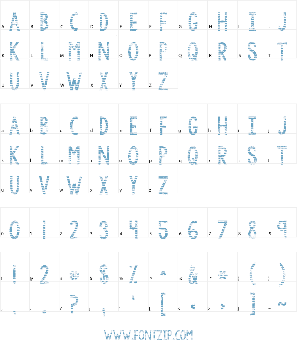 KG By the Grace of God Font Character