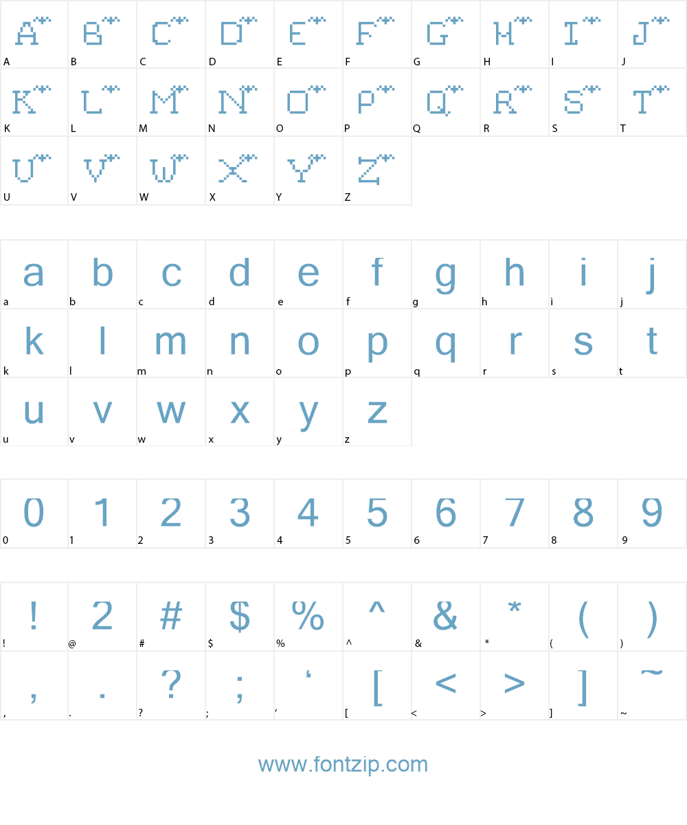 BattysBats Font Character