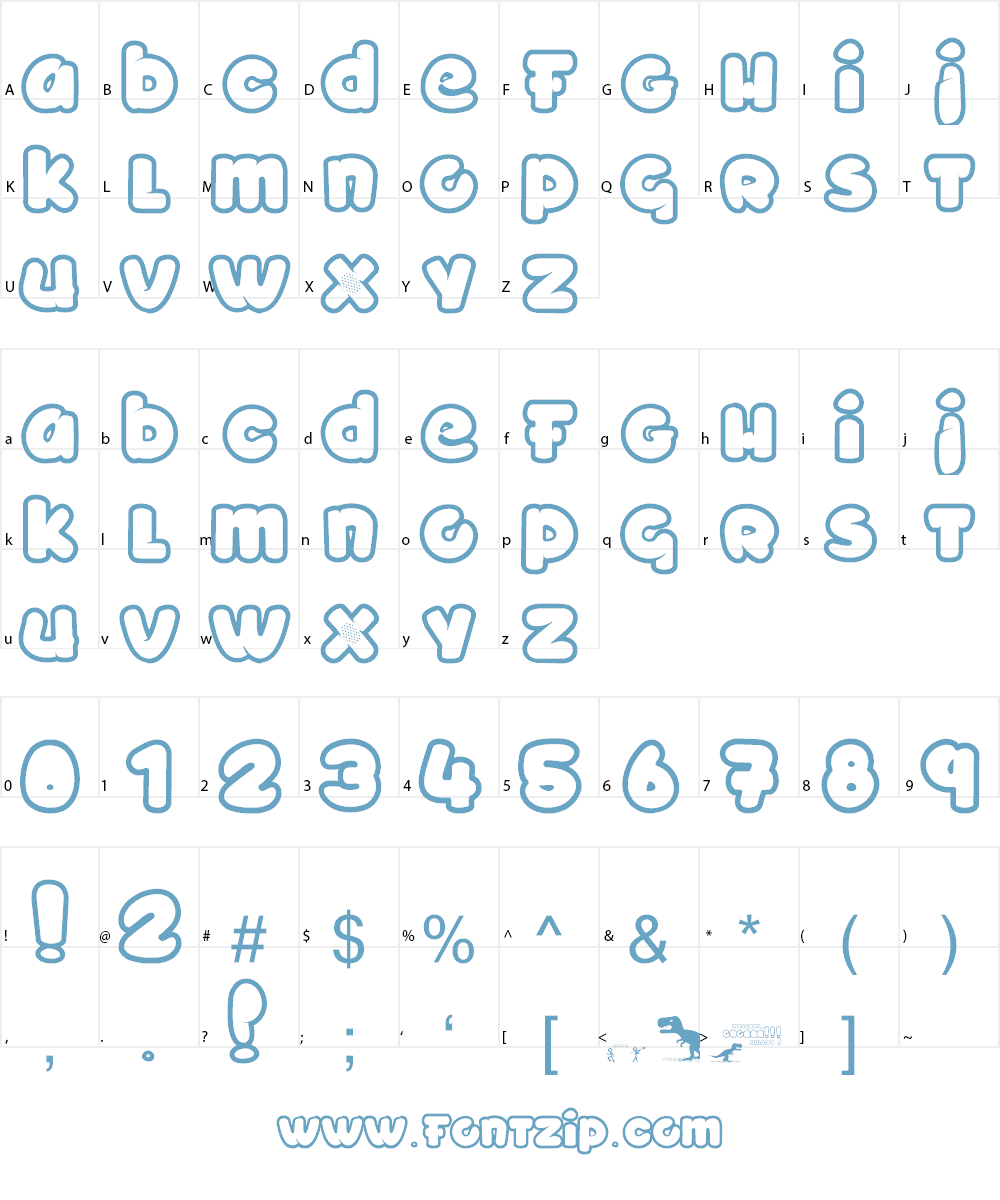 TOYZARUX Font Character