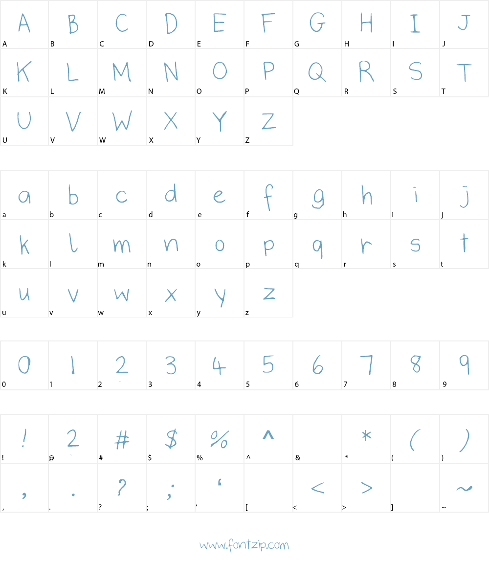 IYSJokeWeMade Font Character