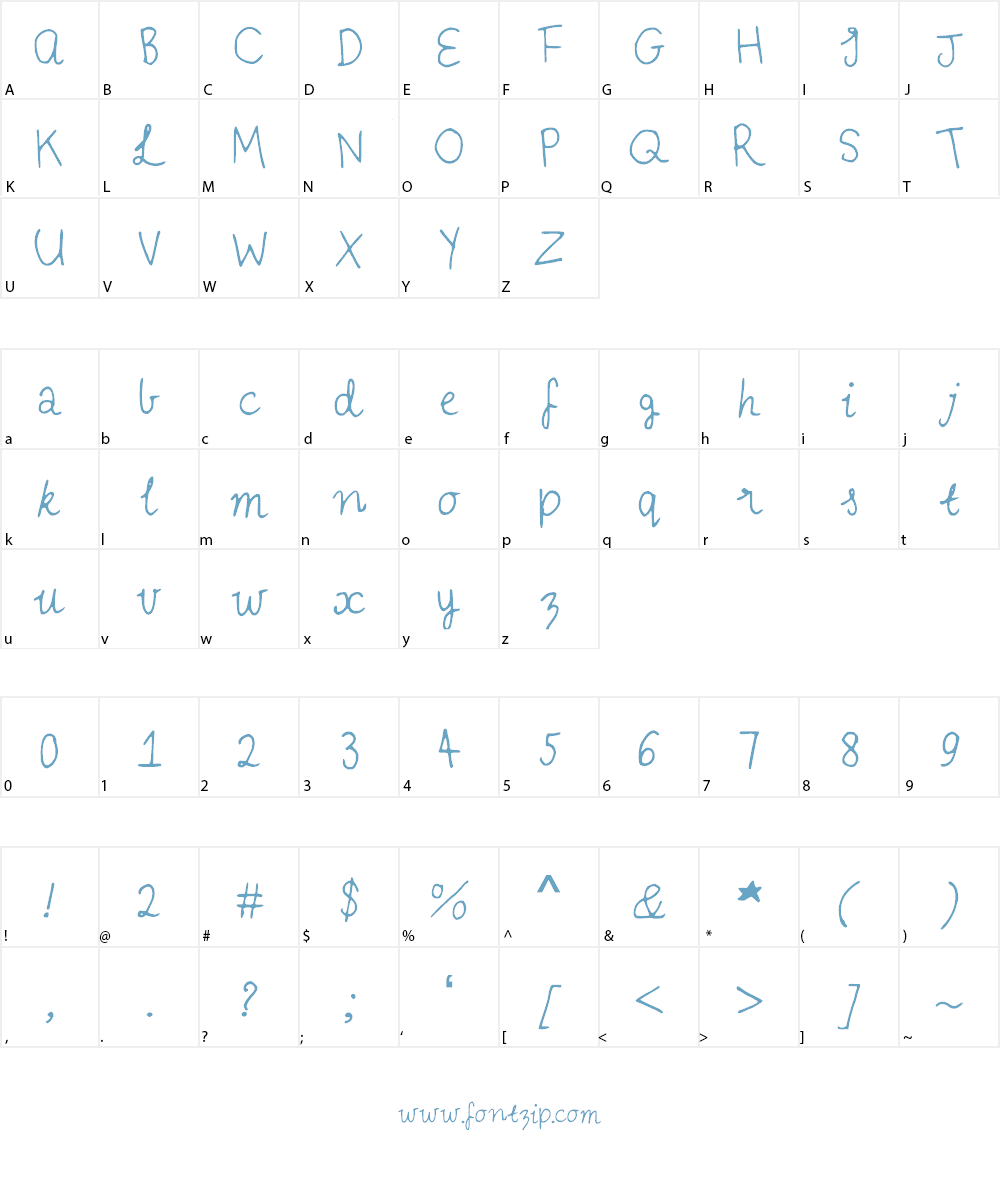 IYSVintageDresses Font Character