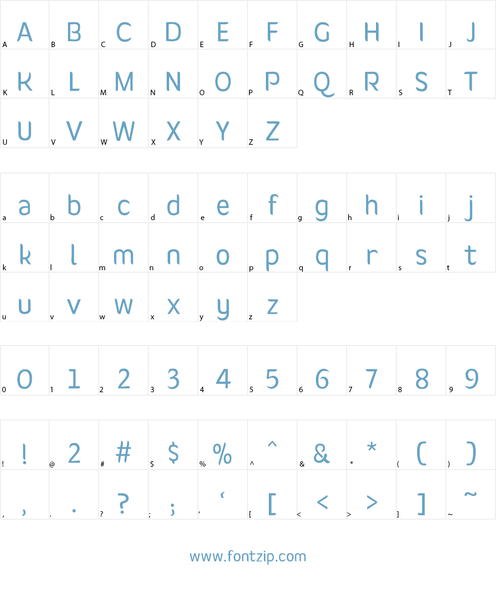 Giger Font Character