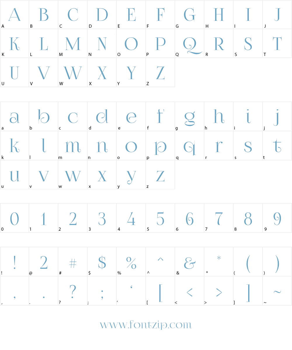 FoglihtenNo07 Font Character