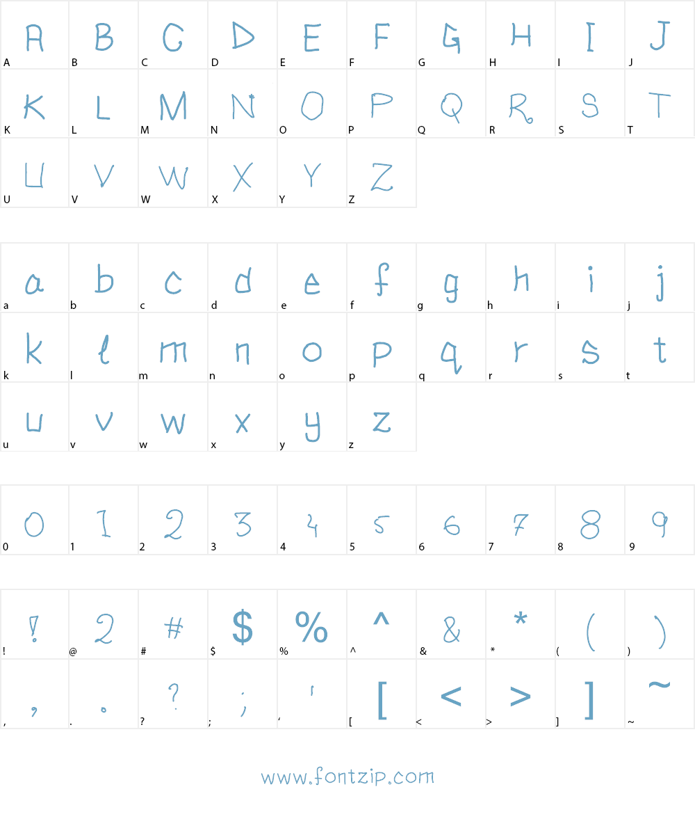 a Font Character