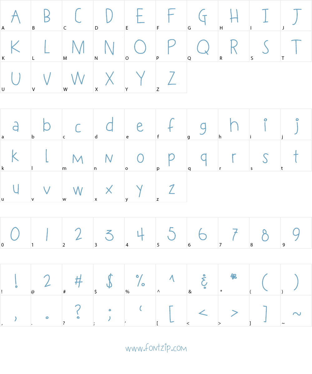 KBSneakyWalrus Font Character