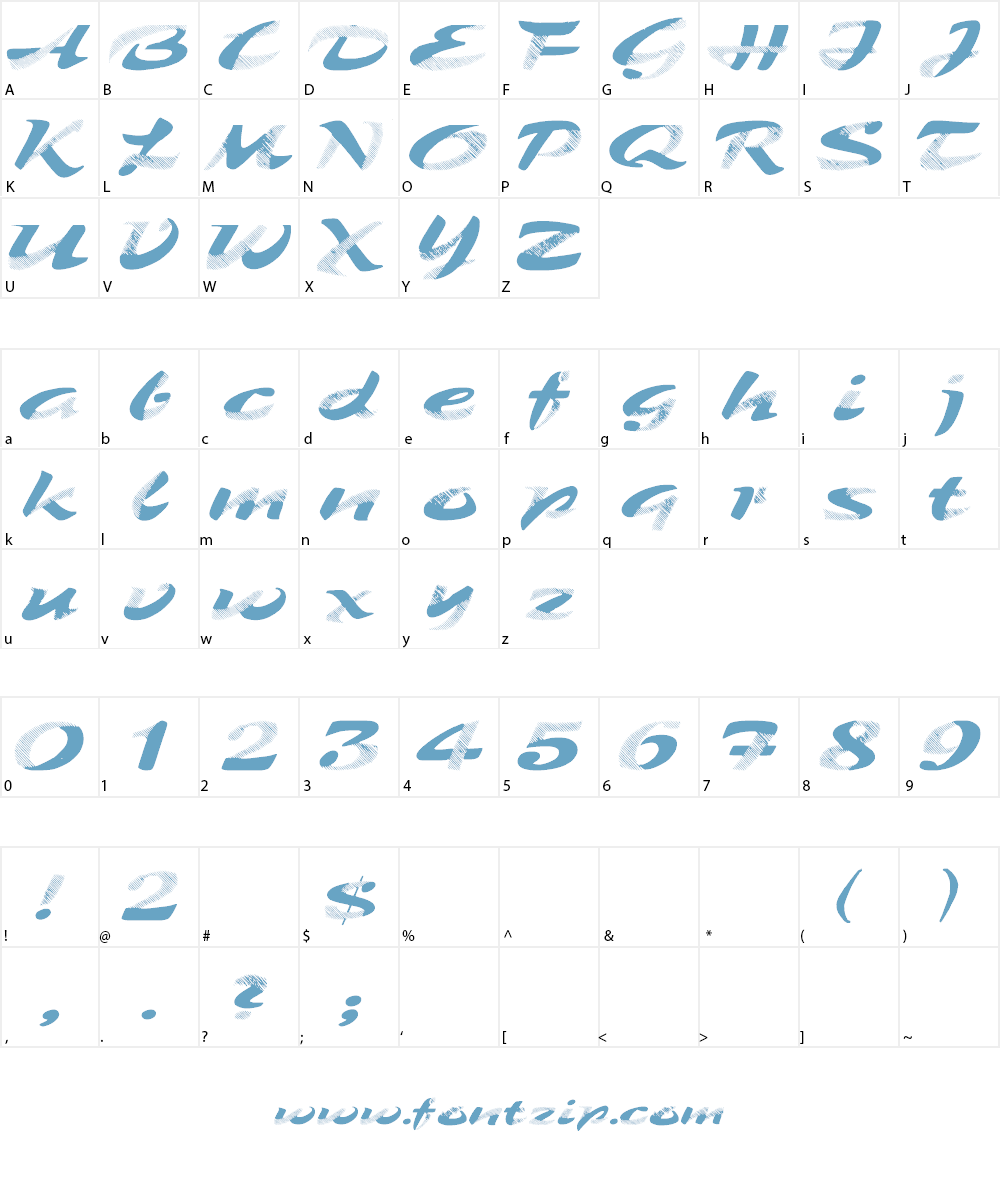 New man Font Character