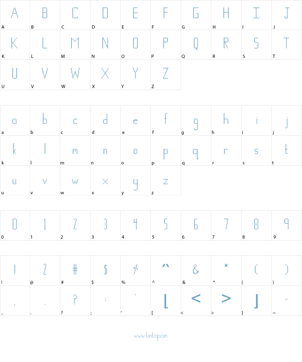 Meghna's Handwriting Font Character