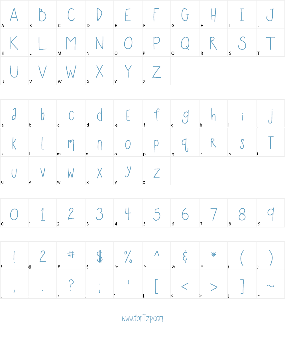 HomegirlHarvest Font Character