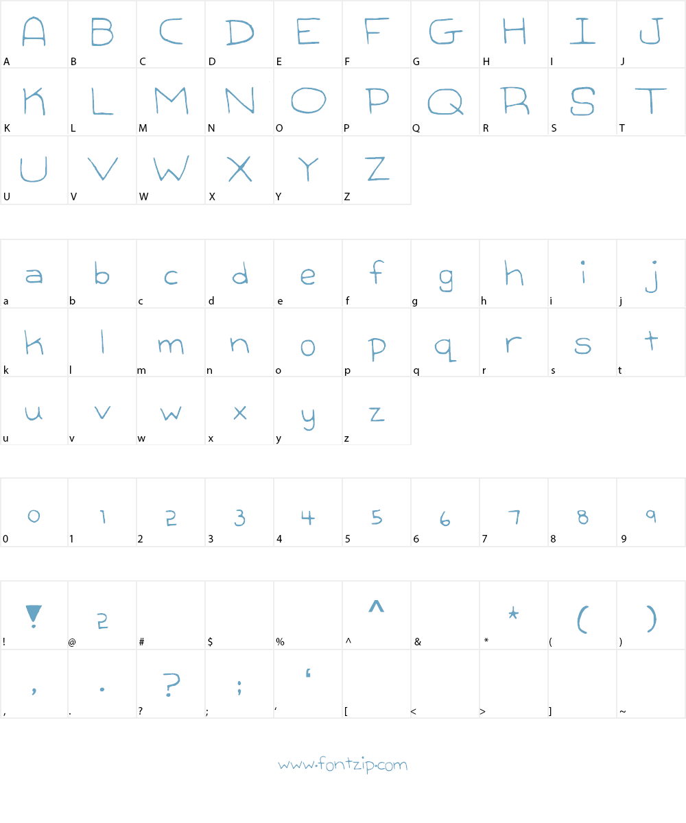GreatIdea Font Character