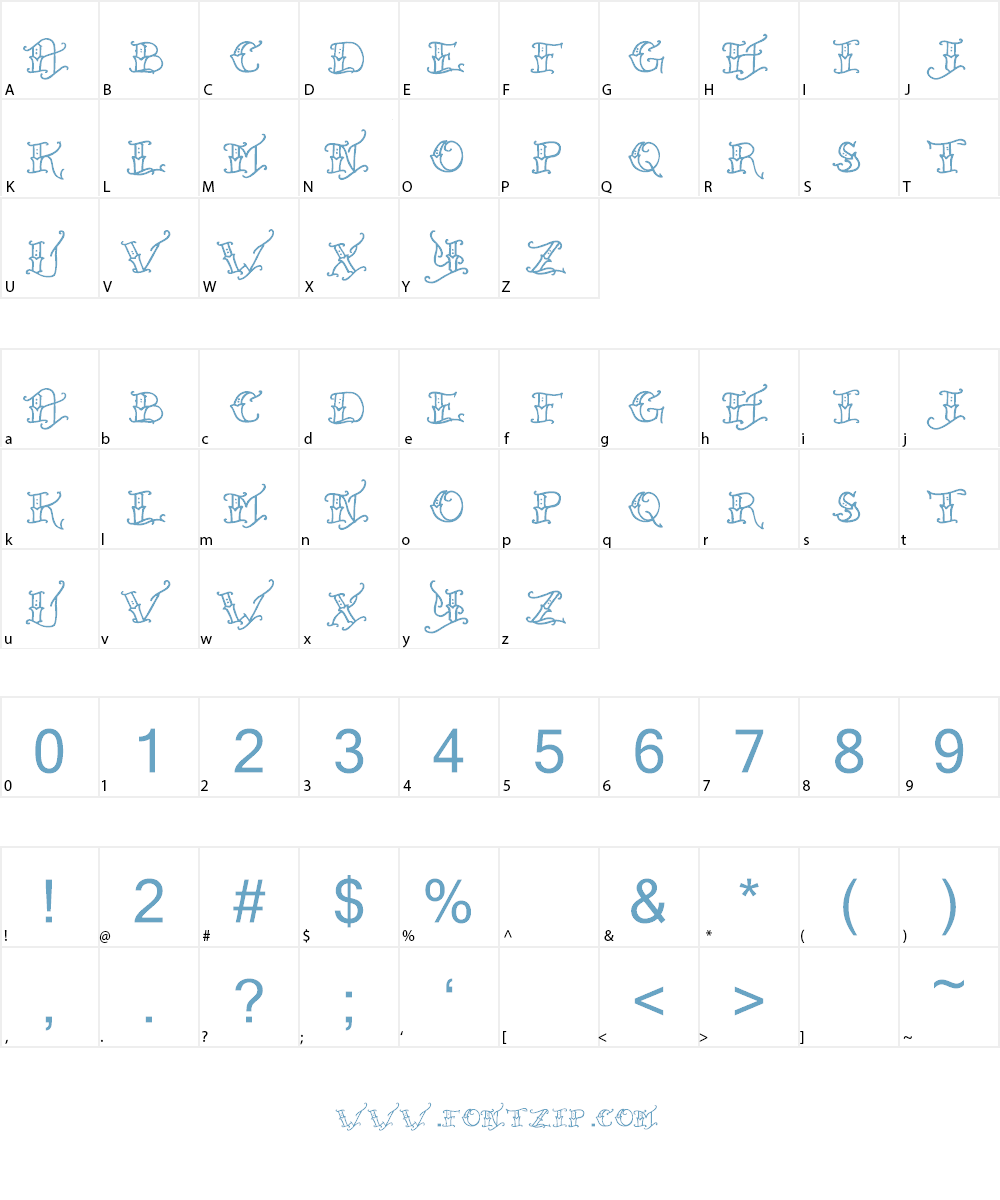 Held x Fast Font Character