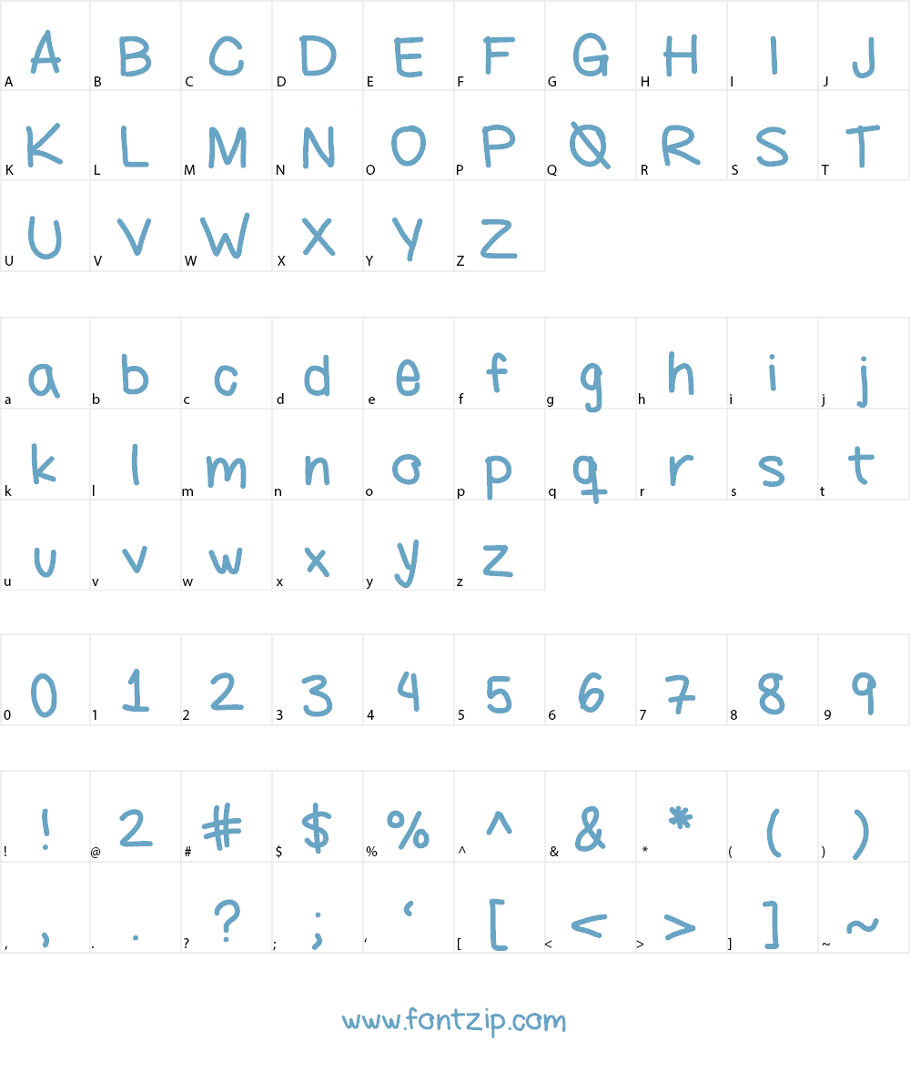 ayanez1 Font Character