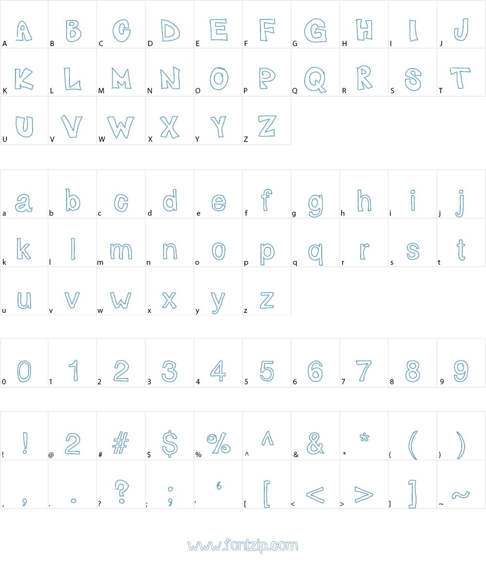 Graff Font Character