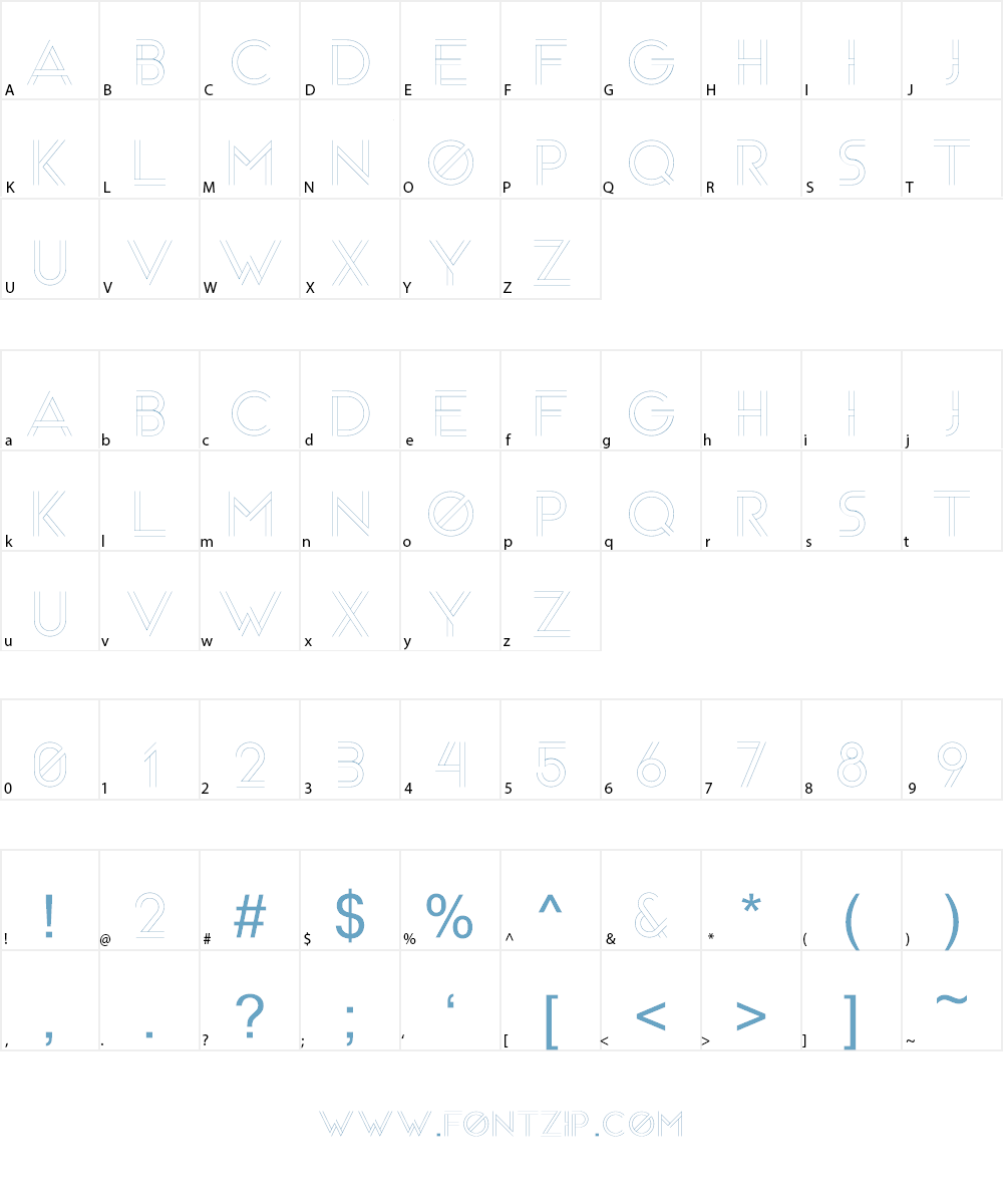 Arenq Font Character