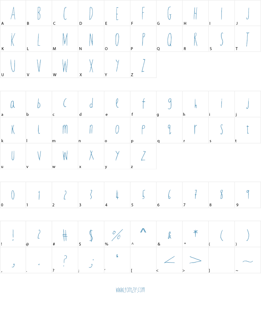 RedBalloon2 Font Character