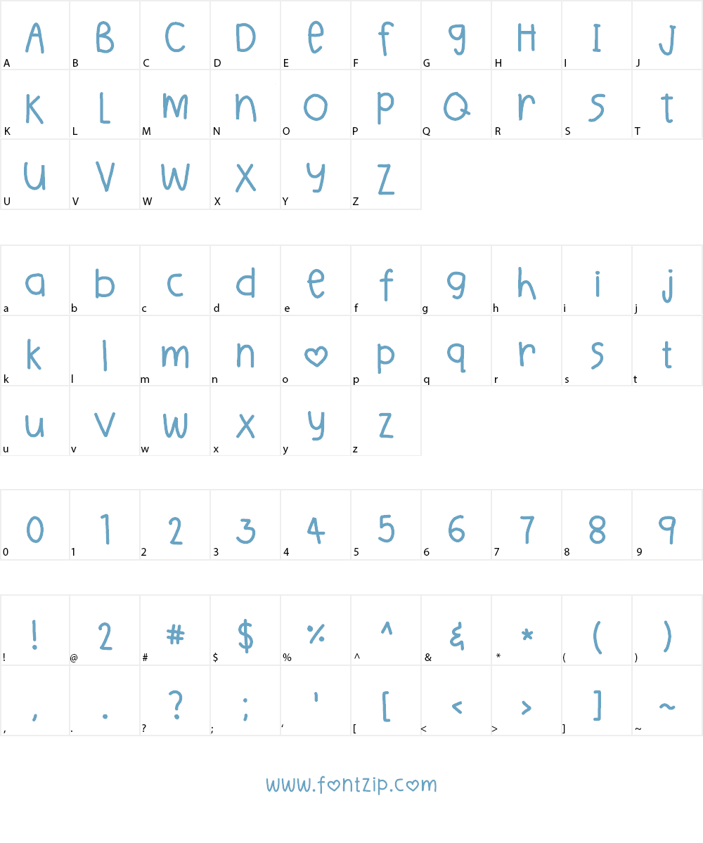 Morning Font Font Character