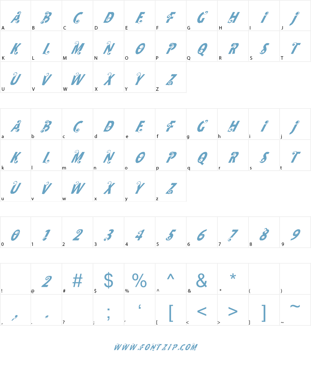 CF Milk Font Character