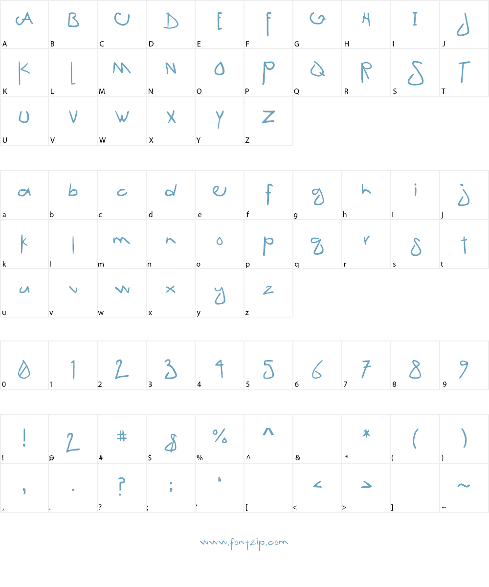 Charity Font Character