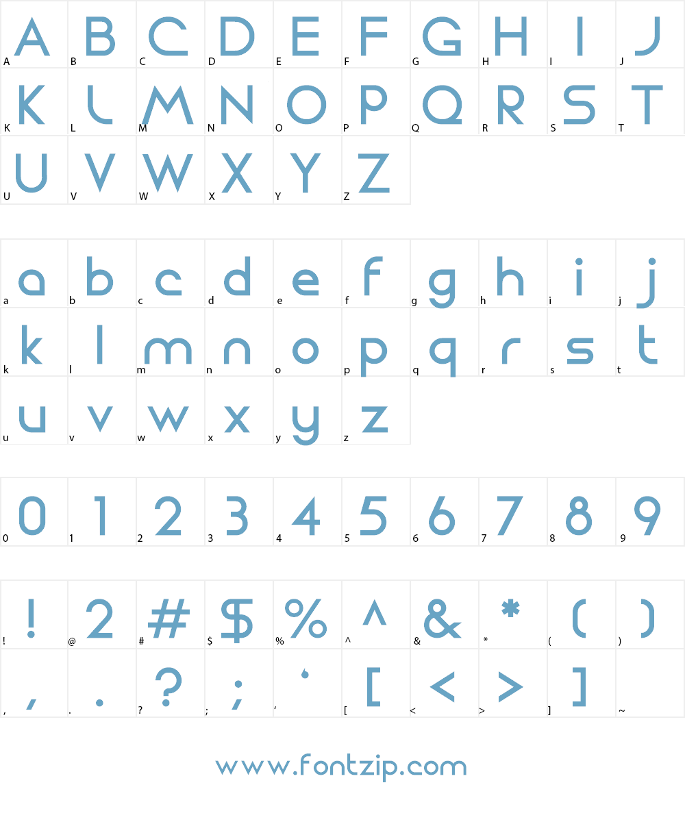 Circo Font Character
