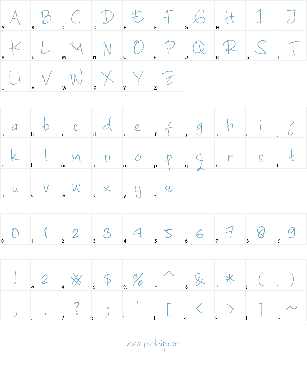 Ato Font Character
