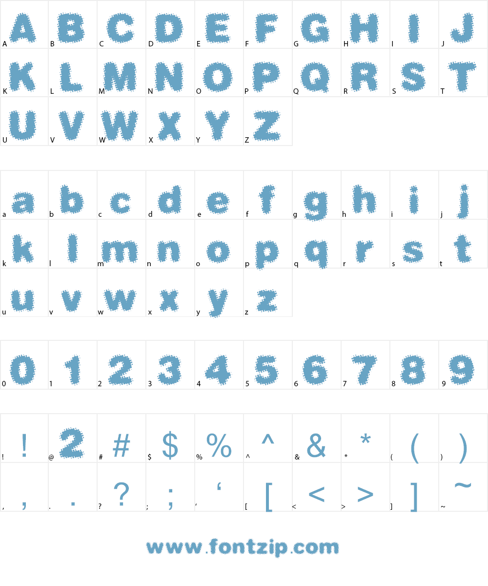 Dephunked (BRK) Font Character
