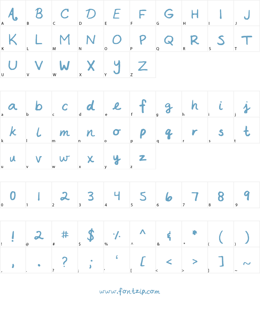 ABCP Font Character