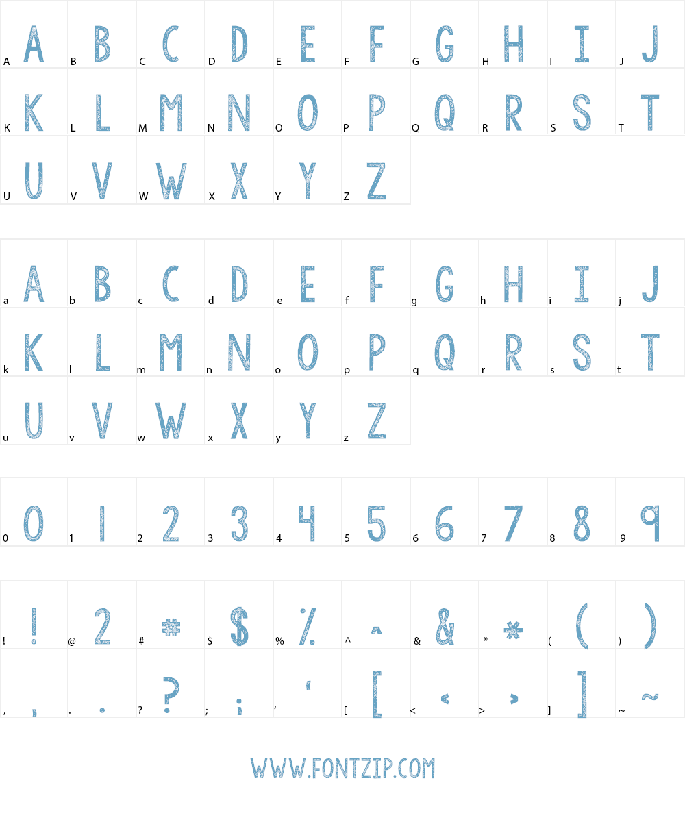 KG All of Me Font Character