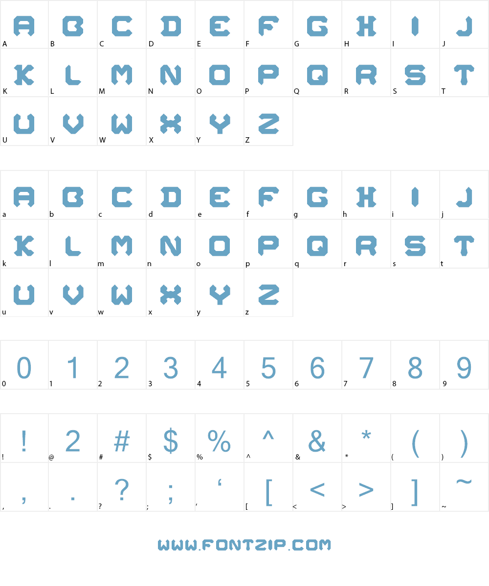 Neovix Font Character