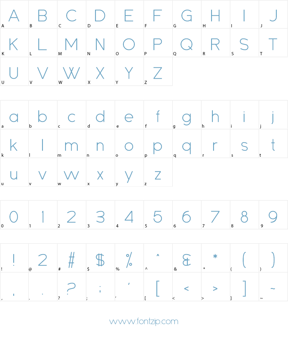 Sanseriffic Font Character
