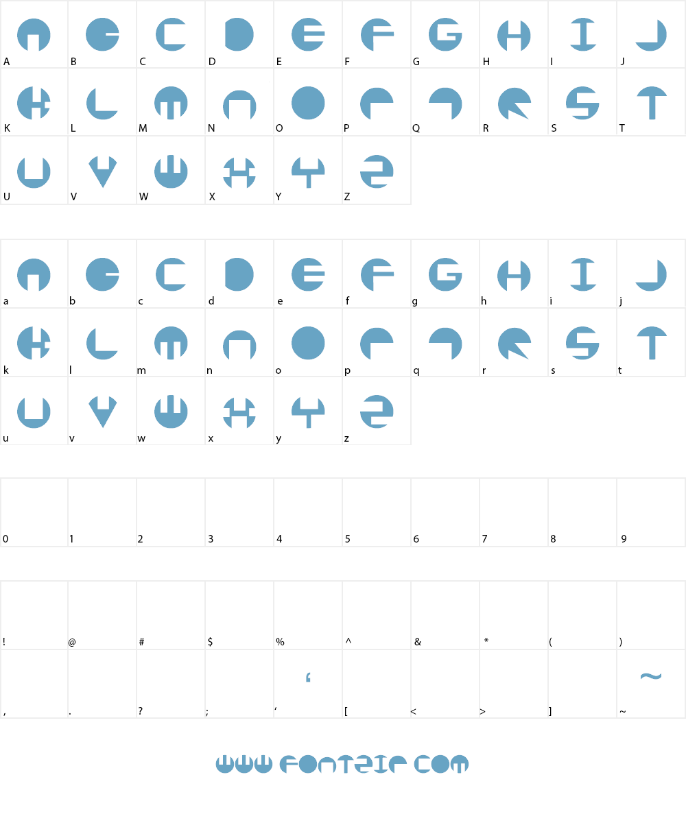 Cookie Font Character