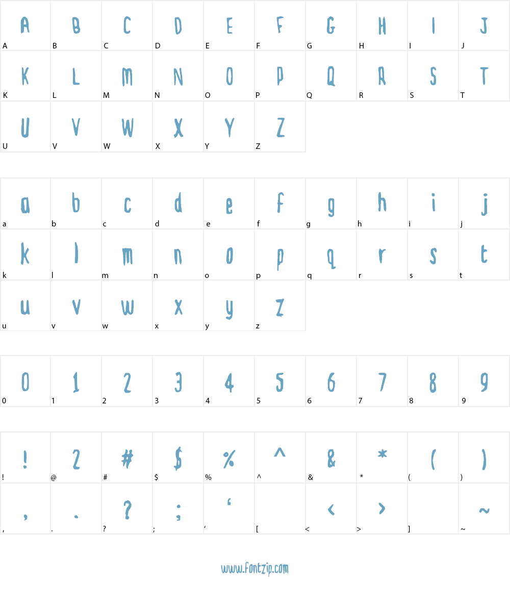 Dickie Font Character