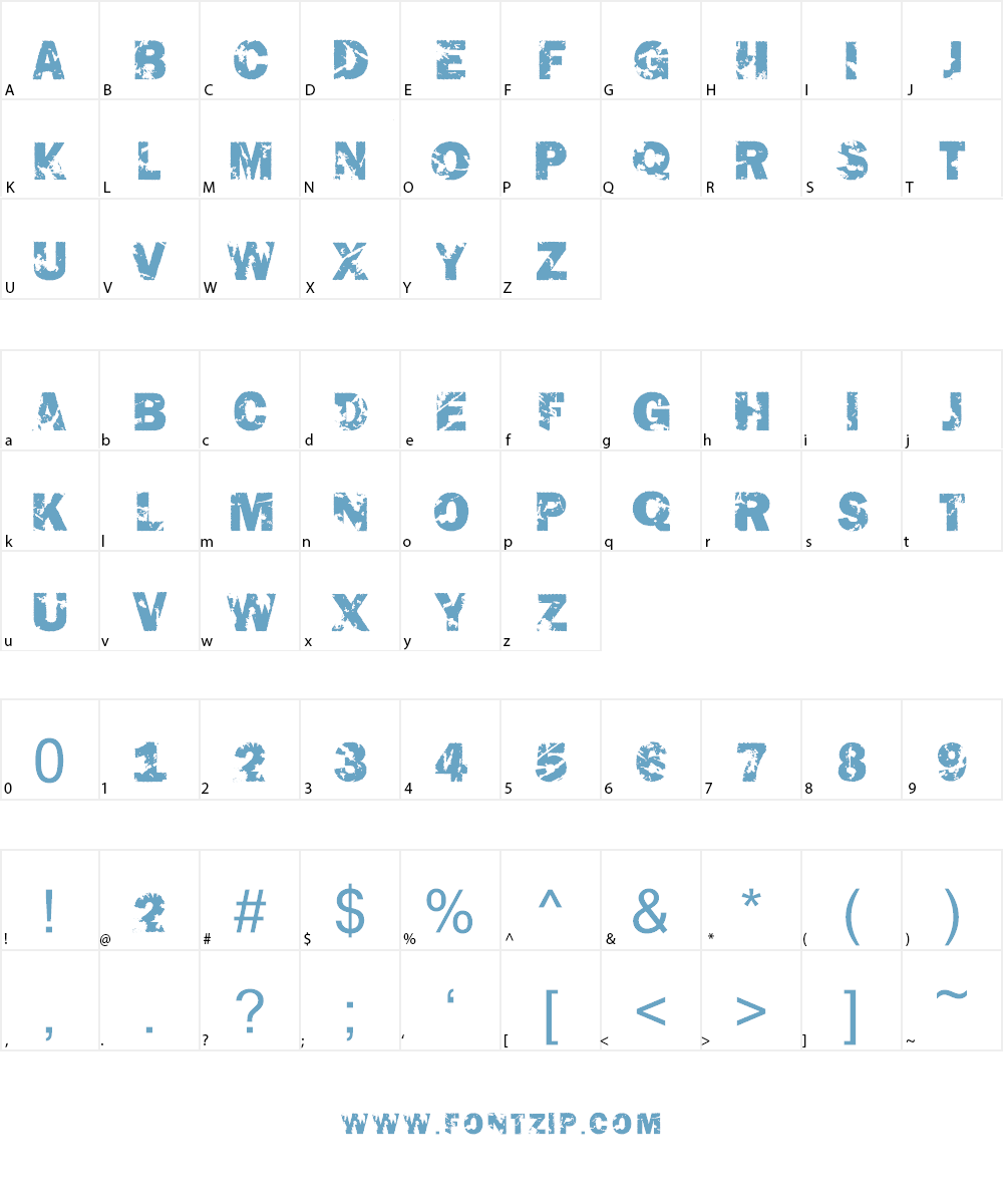 The End Font Font Character