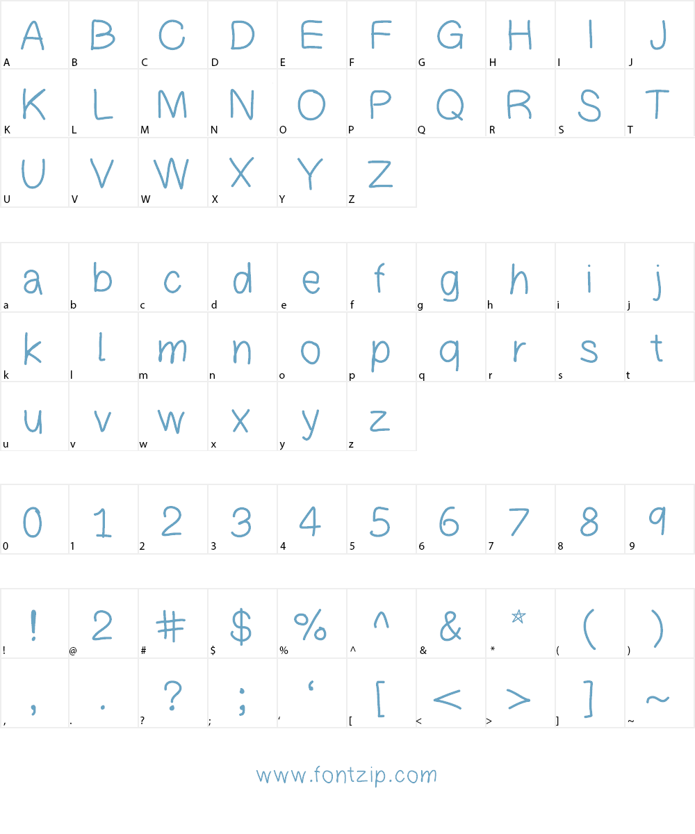 PatchsFont Font Character