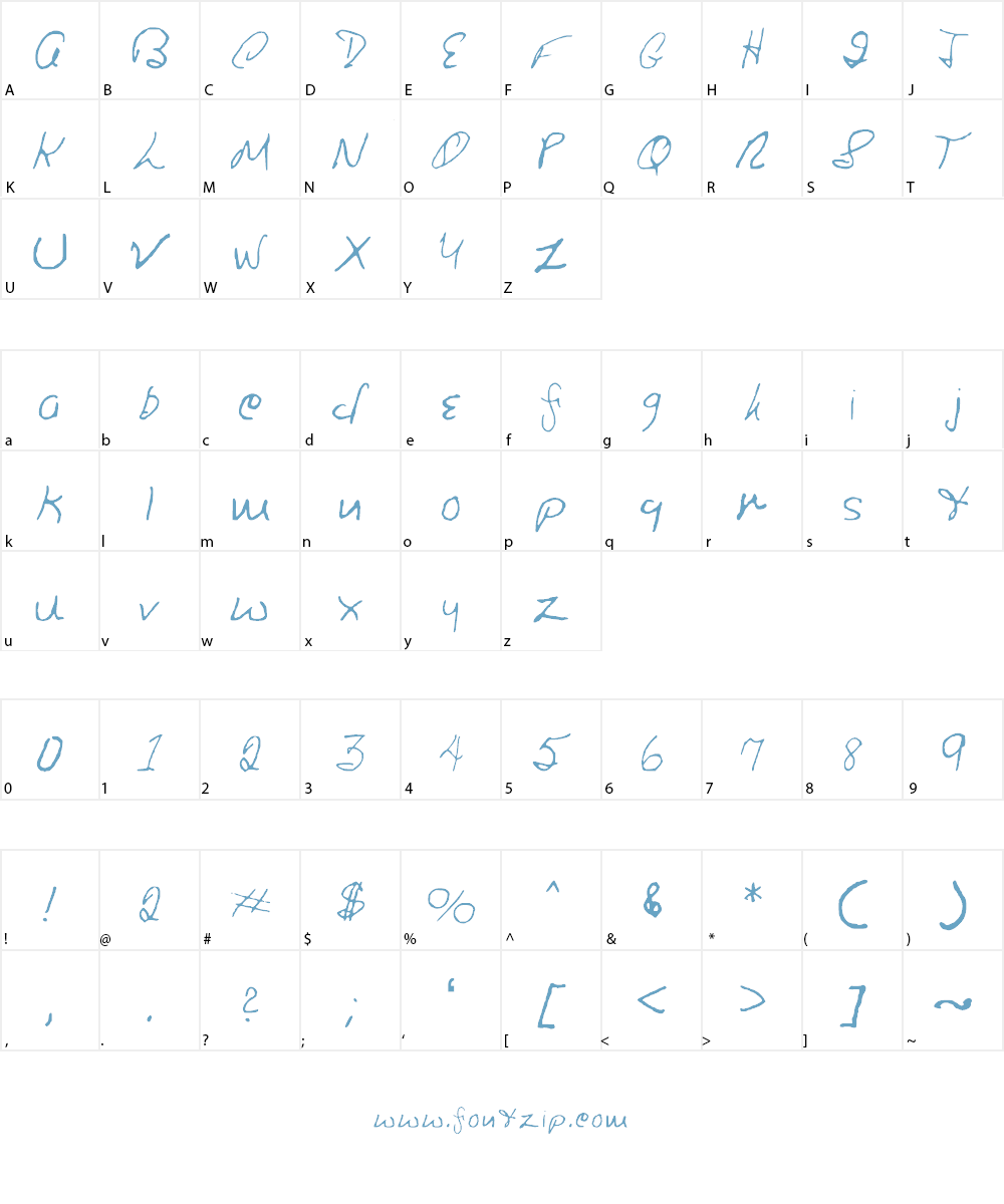 RonsFont Font Character