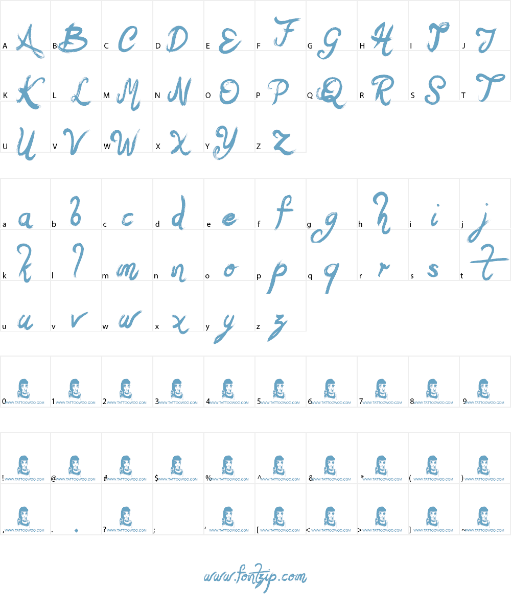 Basquiat Font Character