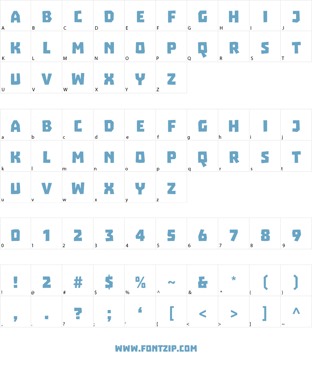 Troika Font Character