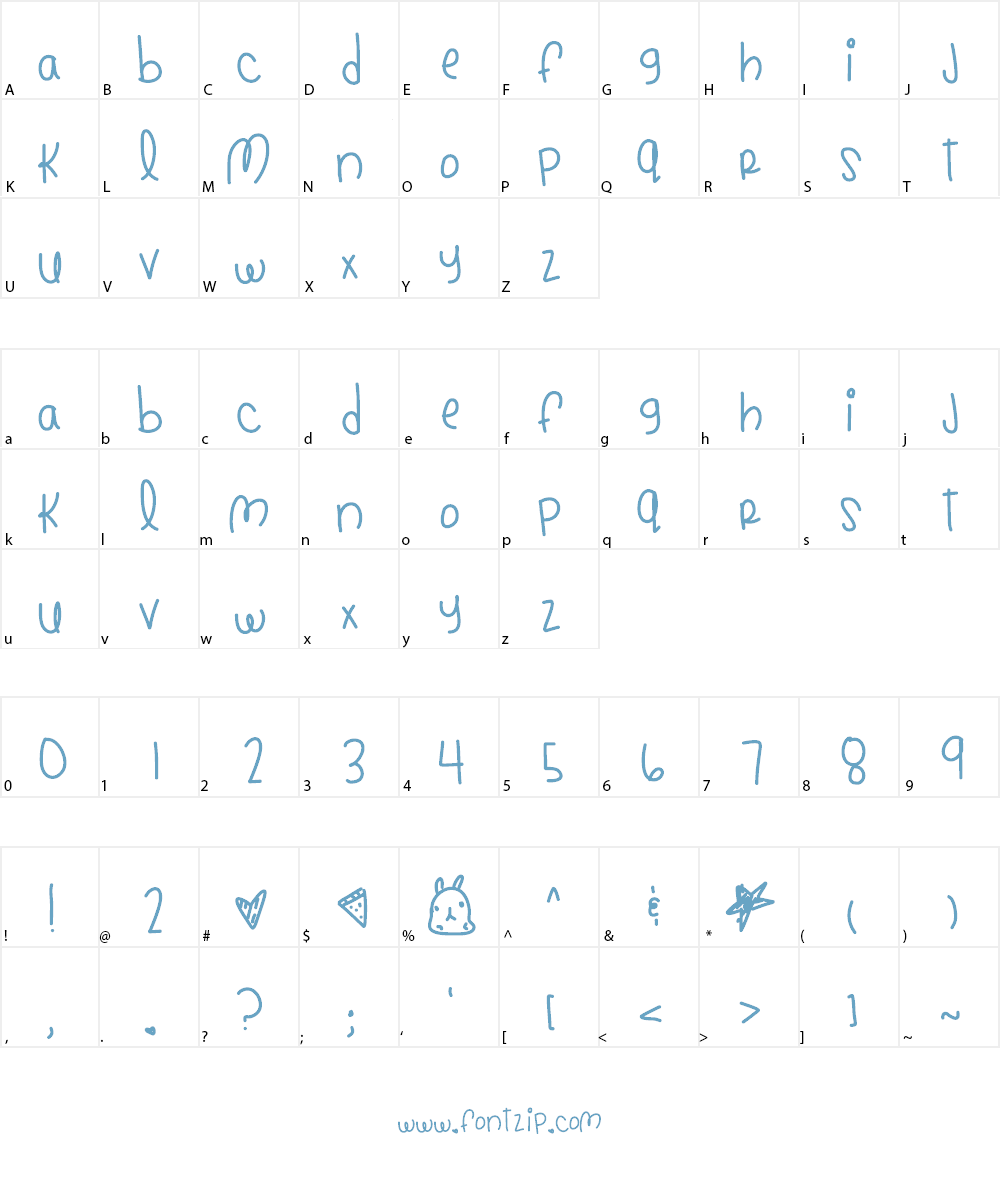 BandsMakeHerDance Font Character