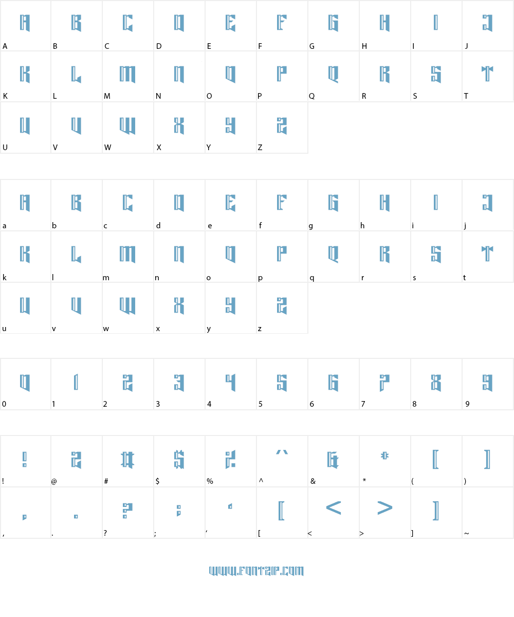 Lord Juusai Reigns Font Character