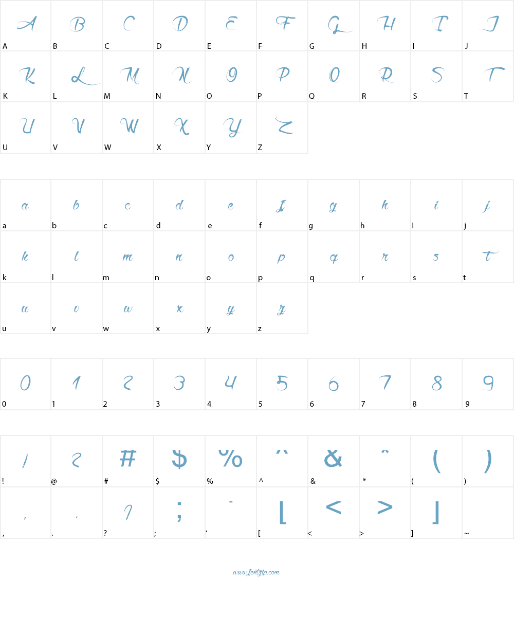 Akhenaton Font Character